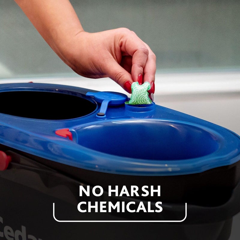 o cedar نظام تنظيف الأرضيات مع دلو وممسحة ميكروفايبر EasyWring RinseClean مع 2 إعادة تعبئة إضافية مع حزمة الحمضيات (حزمة متنوعة) - Image 3